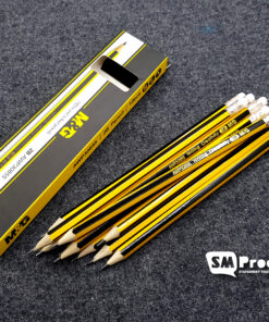 M&G AWP30855 2B High Quality Hexagon Shape Wooden Pencil – 12 Pcs Set