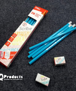 Deli U511 - 09 2B Pencil (Blue) - 10 Pcs Set