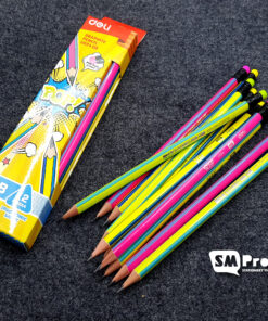 Deli U524 – 00 HB Pencil – 12 Pcs Set