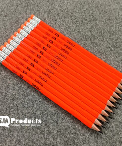 Deli EU51806 2B Pencil (Fluorescent Orange) - 12 Pcs Set