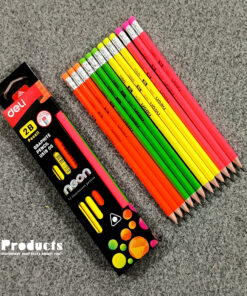 Deli EU51800 NEON 2B Pencil - 12 Pcs Set