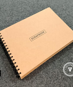 TM035 (L): Large Size 300gsm Brown Paper Scrapbook – 01 Pc