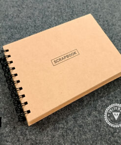 TM035 (M): Medium Size 300gsm Brown Paper Scrapbook – 01 Pc