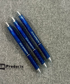 Pentel BX477 0.7mm Retractable Blue Ballpoint Pen (Blue Body) - 03 Pcs Set